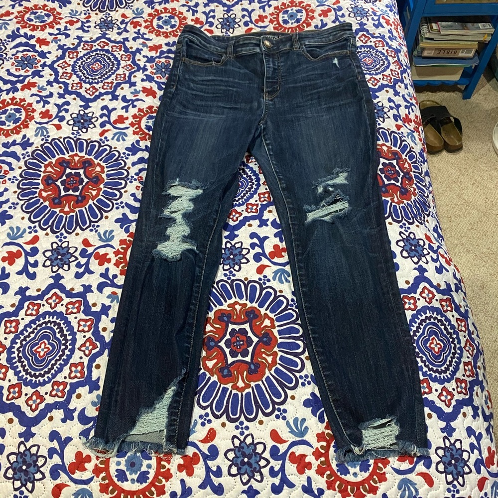 American Eagle Ripped Skinny Jeans